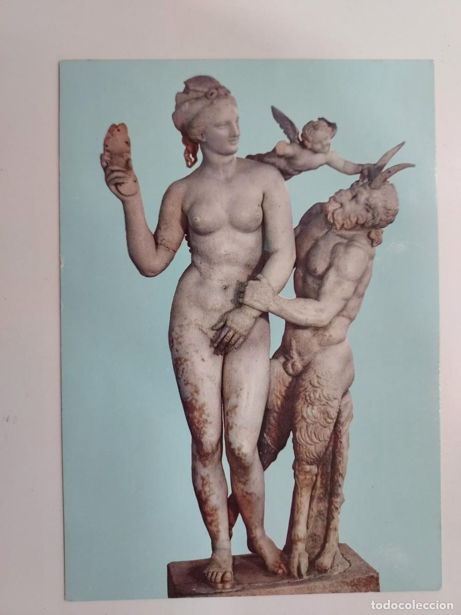 Postales: POSTAL ATENAS MUSEO ARQUEOLOGICO NACIONAL. AFRODITA, PAN Y EROS. SIN CIRCULAR