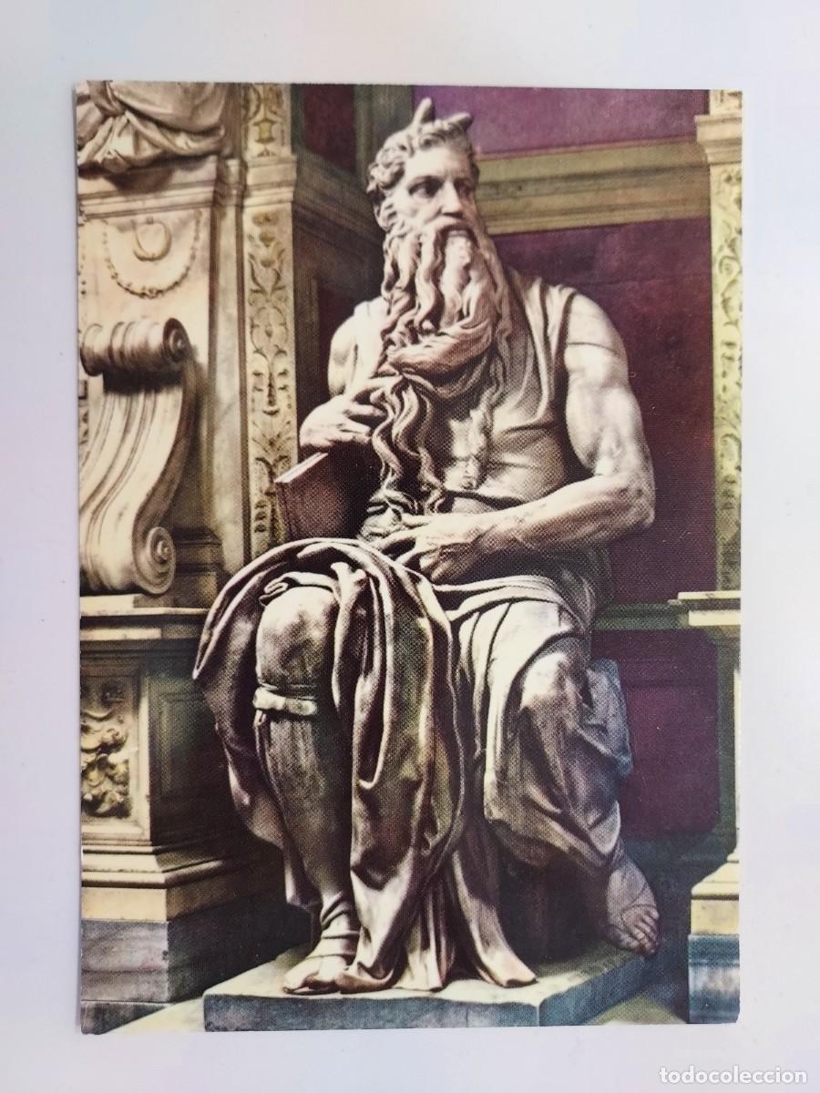 Postales: POSTAL ROMA MOSE DI MICHELANGELO. SIN CIRCULAR - Foto 1