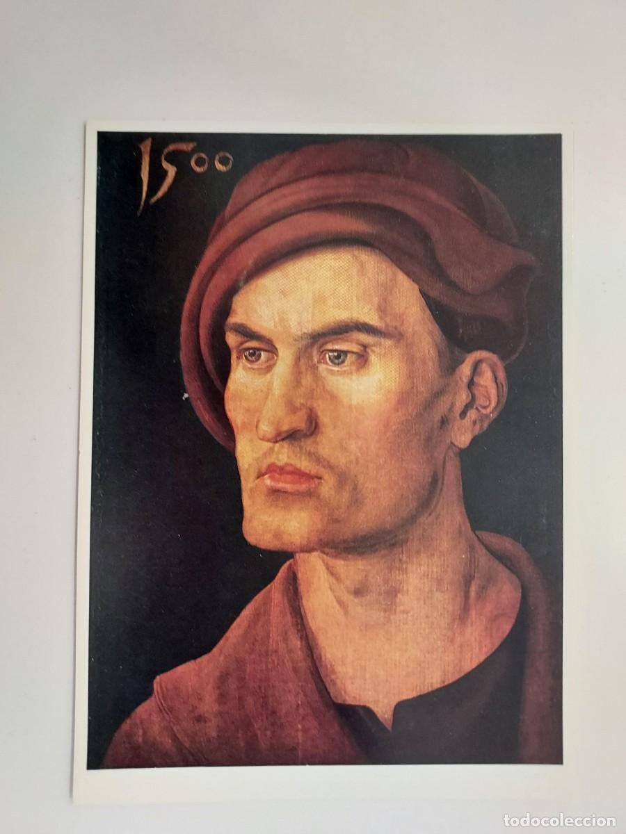 Postales: POSTAL ALBERTO DURERO (ALBRECHT DURER). RETRATO DE UN JOVEN. ESCRITA 1959. MUNCHEN
