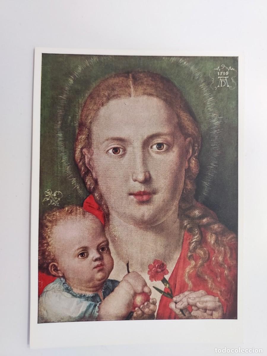 Postales: POSTAL ALBERTO DURERO (ALBRECHT DURER). LA VIRGEN DEL CLAVEL. S/C. 1960. MUNCHEN