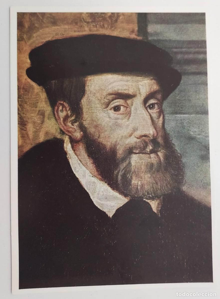 Postales: POSTAL TIZIANO VECELLIO. KAISER KARL V. , AUSSCHNITT. S/C. 1958. MUNCHEN