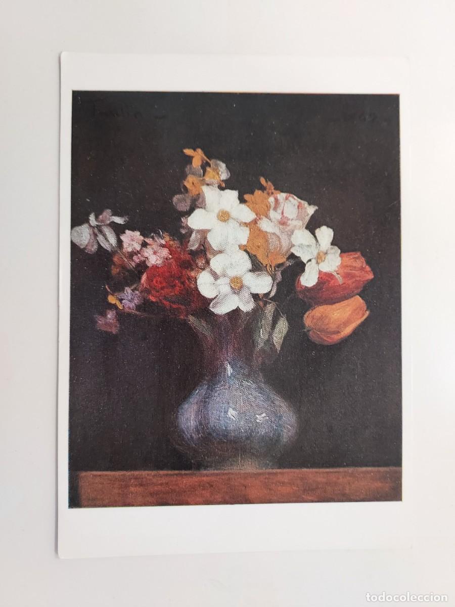 Postales: POSTAL LOUVRE, MUSEE DE L'IMPRESSIONNISME. HENRI FANTIN-LATOUR. NARCISOS TULIPANES. S/C