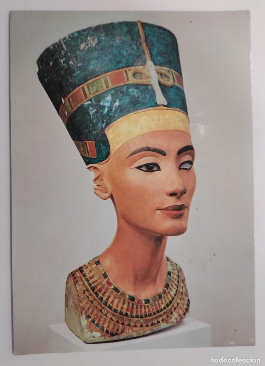 Postales: POSTAL BUSTO NEFERTITI. MUSEO BERLIN. CIRCULADA