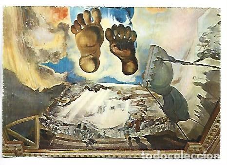 Postales: &rdquo; LOS PIES DE DALI APOYADOS EN EL VACIO DEL CIELO AMPURDANES &rdquo;.-