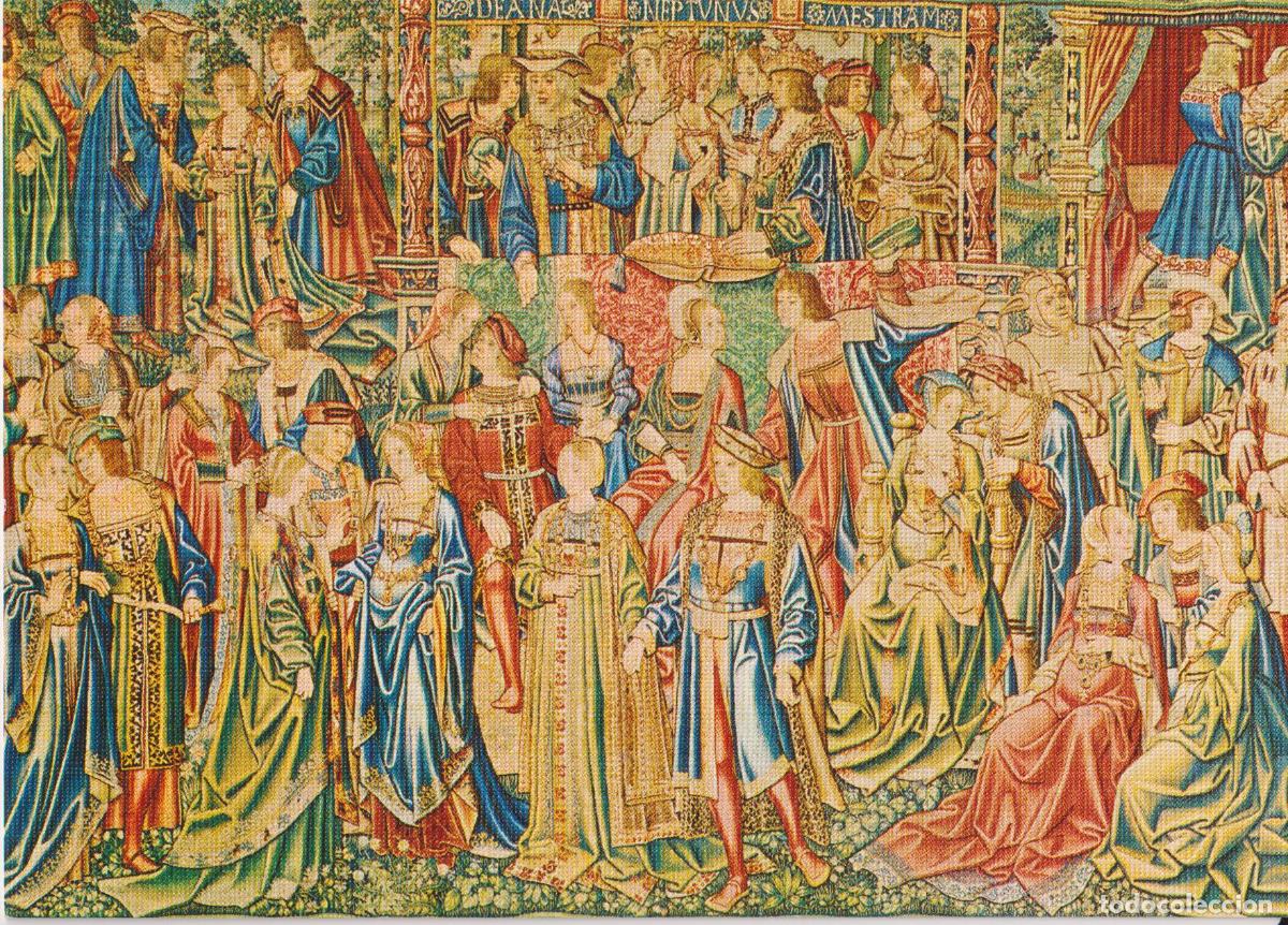 Postales: LLEIDA, MUSEO DE LA CATEDRAL, COLECCI&Oacute;N DE TAPICES FLAMENCOS, TEMA MITOLOGICO - PIC N&ordm;21 - S/C