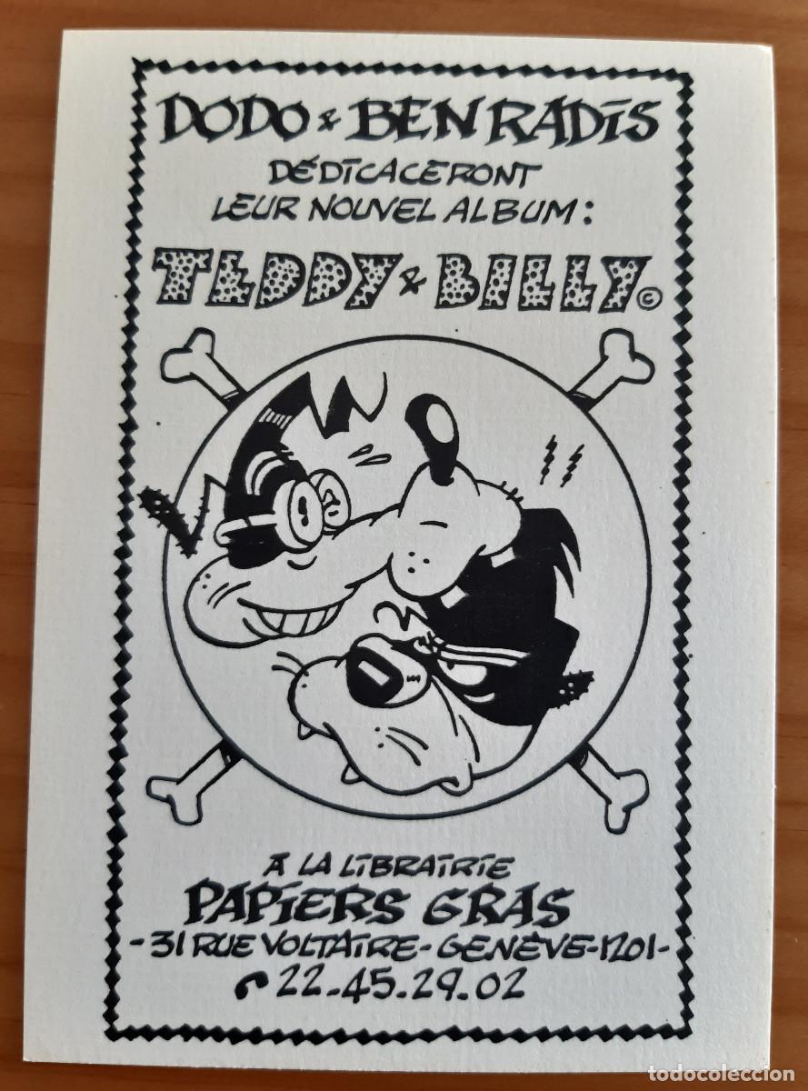 Postkarten: TARJETAS INVITACI&Oacute;N - DODO BENRADIS - TEDDY BILLY - PAPIERS GRAS - A&Ntilde;O 1986 - PERFECTO ESTADO