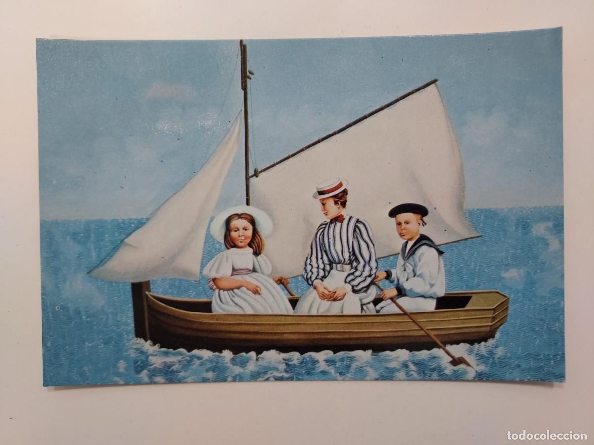 Postales: POSTAL ISABEL VILLAR - LA BARCA. GALERIA KREISLER II, MADRID. 1982. SIN CIRCULAR