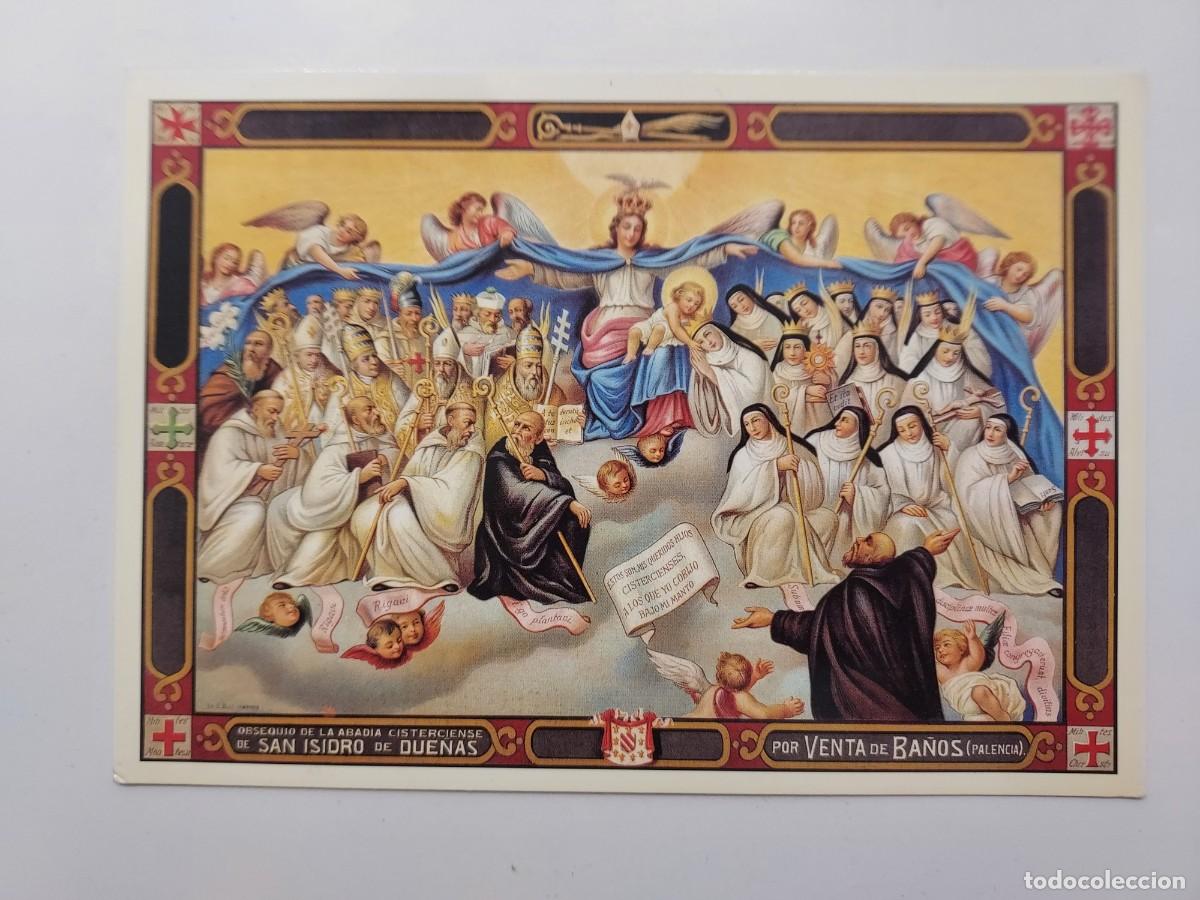 Postales: POSTAL OBSEQUIO DE LA ABADIA CISTERCIENSE DE SAN ISIDRO DE DUE&Ntilde;AS POR VENTA DE BA&Ntilde;OS. S/C. Palencia