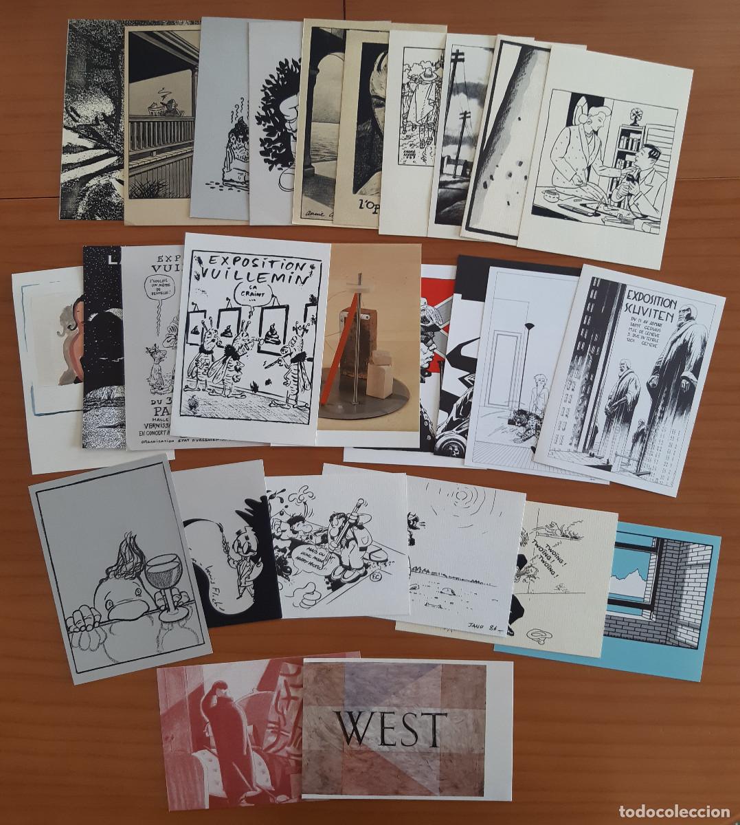 Cartoline: 27 TARJETAS INVITACI&Oacute;N - GOTTING, VUILLEMIN, TARDI, DRUILLET, RENARD... - PERFECTO ESTADO