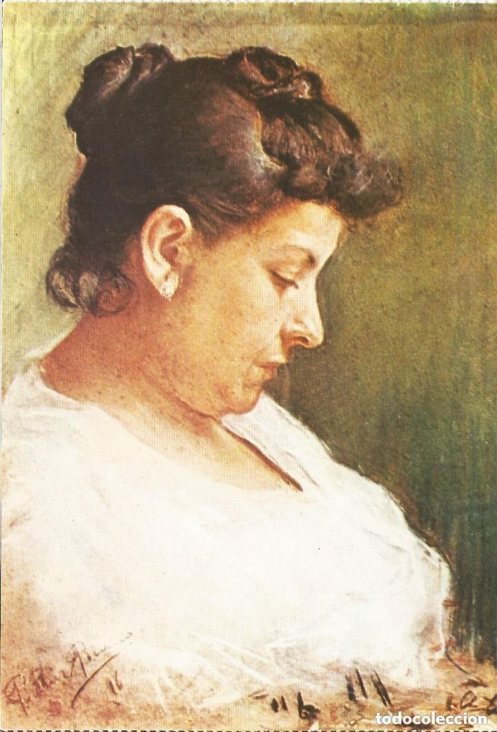 Postales: POSTAL DE LA OBRA DE P.R.PICASSO, RETRATO DE MARIA PICASSO (MADRE) - EDICIONES LZM - S/C