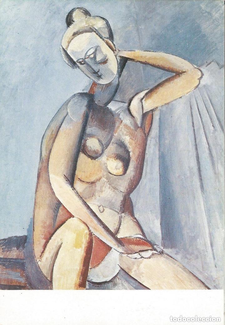 Postales: POSTAL DE LA OBRA DE PABLO RUIZ PICASSO, FEMME NUE ASSISE (1909) - EDITIONS M.N. - S/C