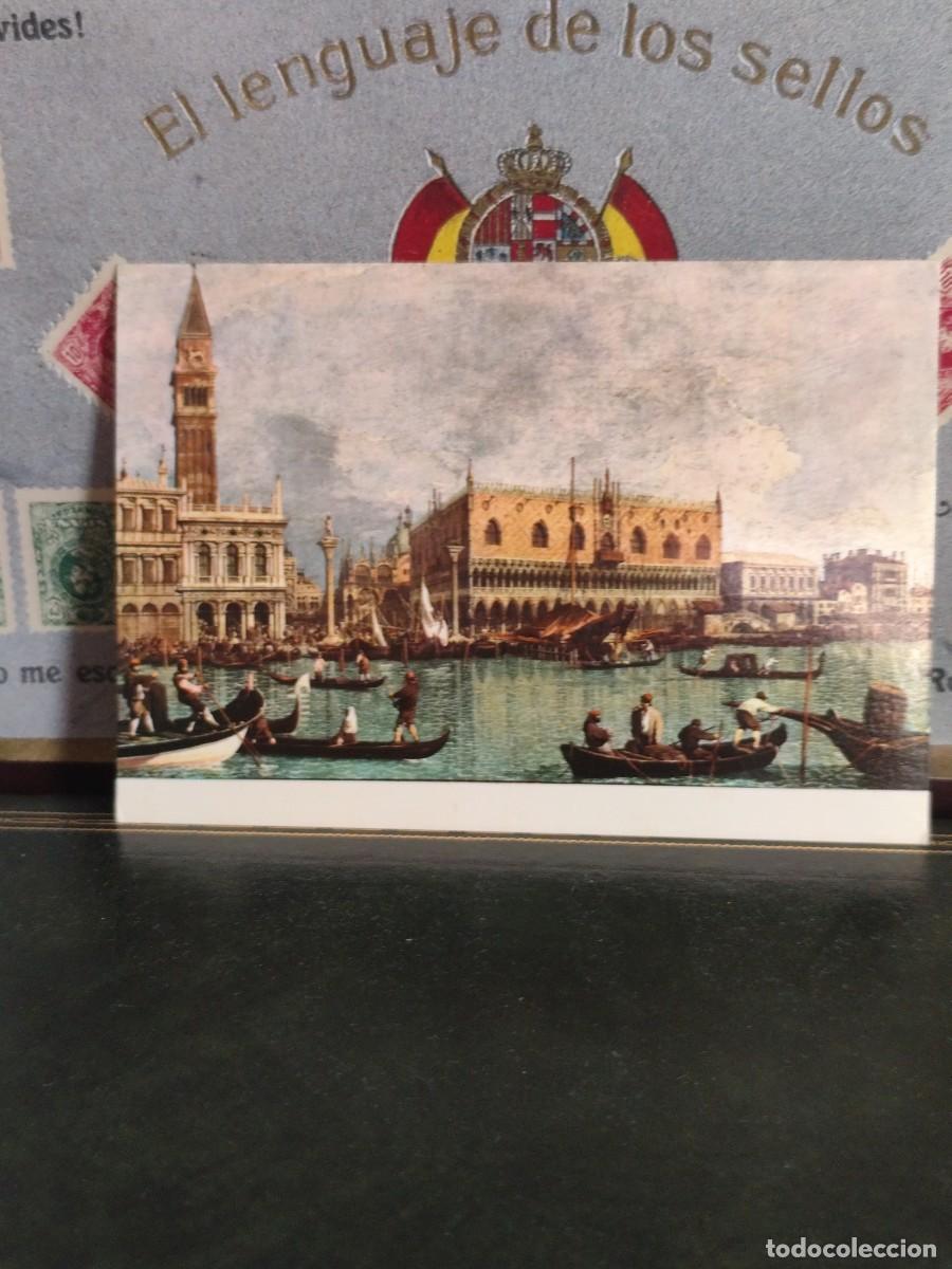 Postales: P6311 Postal Firenze Galler&iacute;a Uffizi Venezia Palacio Ducal Canaletto Nova Lux