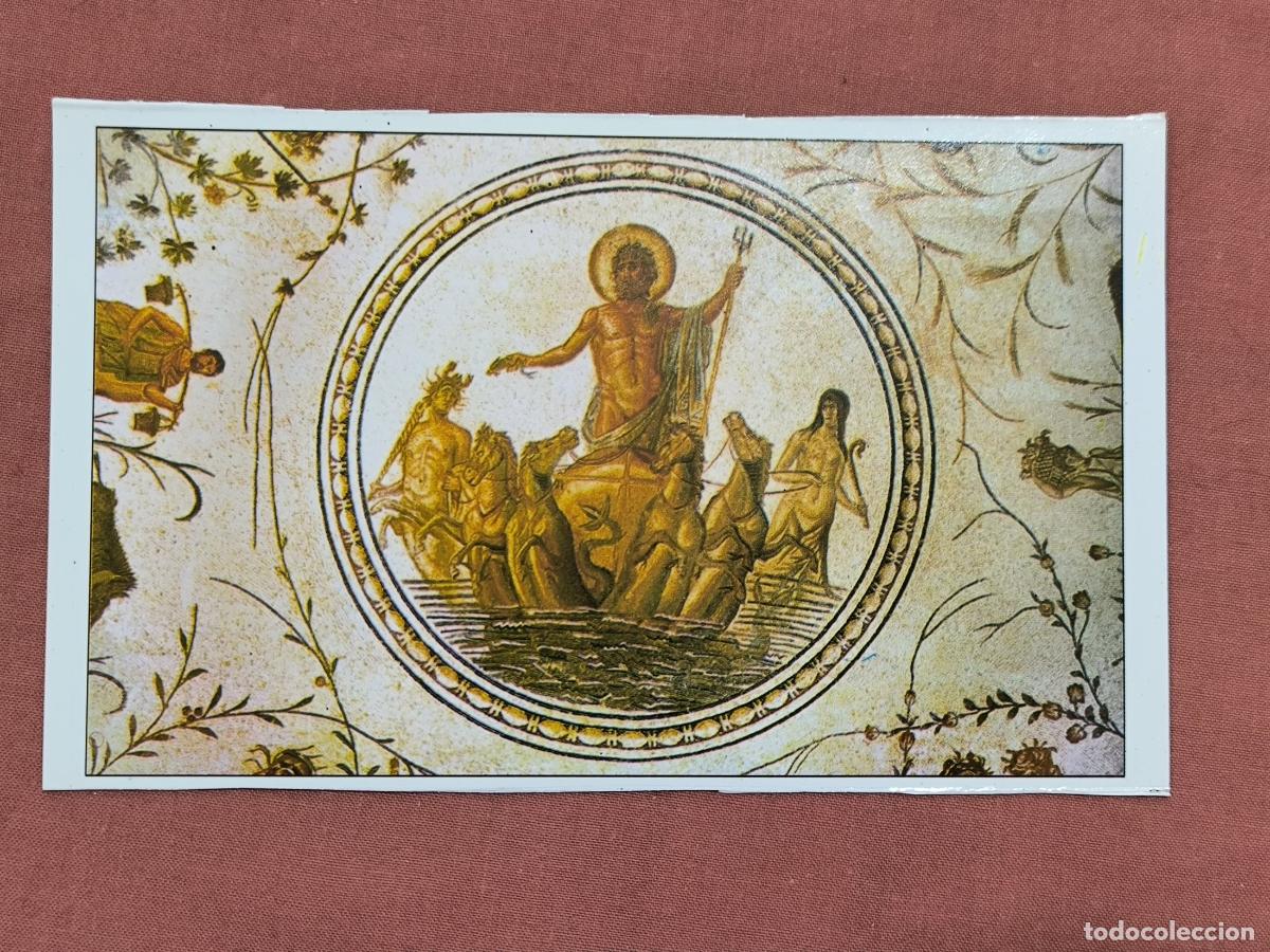 Postais: Postal Mosaico Romano Medall&oacute;n Le&oacute;n Arte Cl&aacute;sico &Eacute;dition Concorde