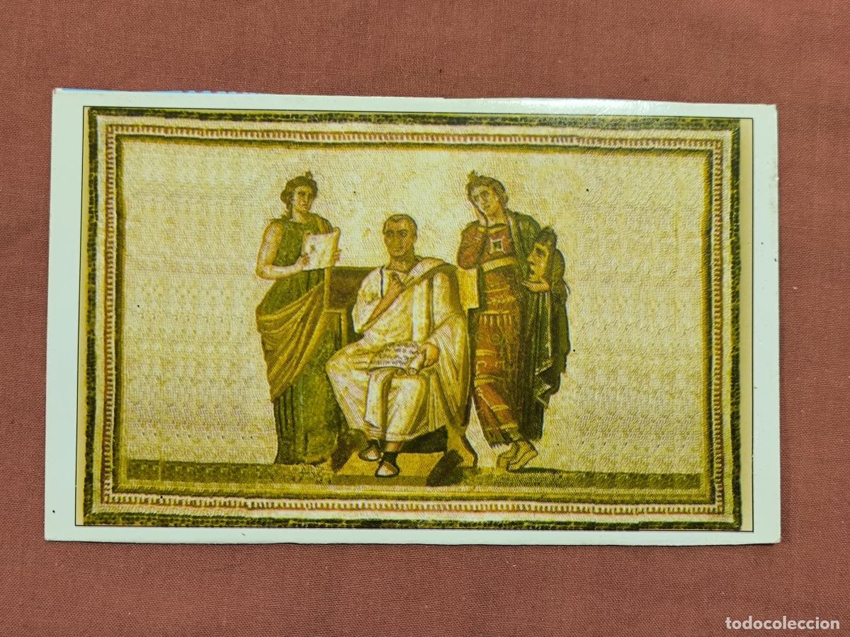 Postais: Postal Mosaico Romano Virgilio y Las Musas Arte Cl&aacute;sico &Eacute;dition Concorde
