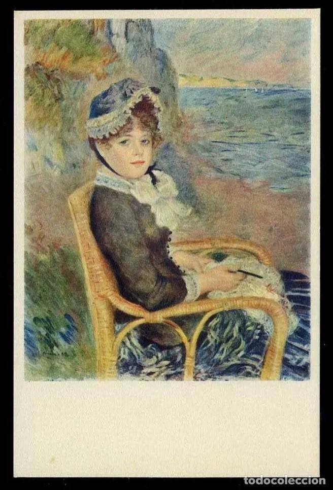Postcards: *Auguste Renoir - Sur la plage* The Metropolitan Museum of Art. Ed. Max Jaff&eacute; n&ordm; 71. Nueva.