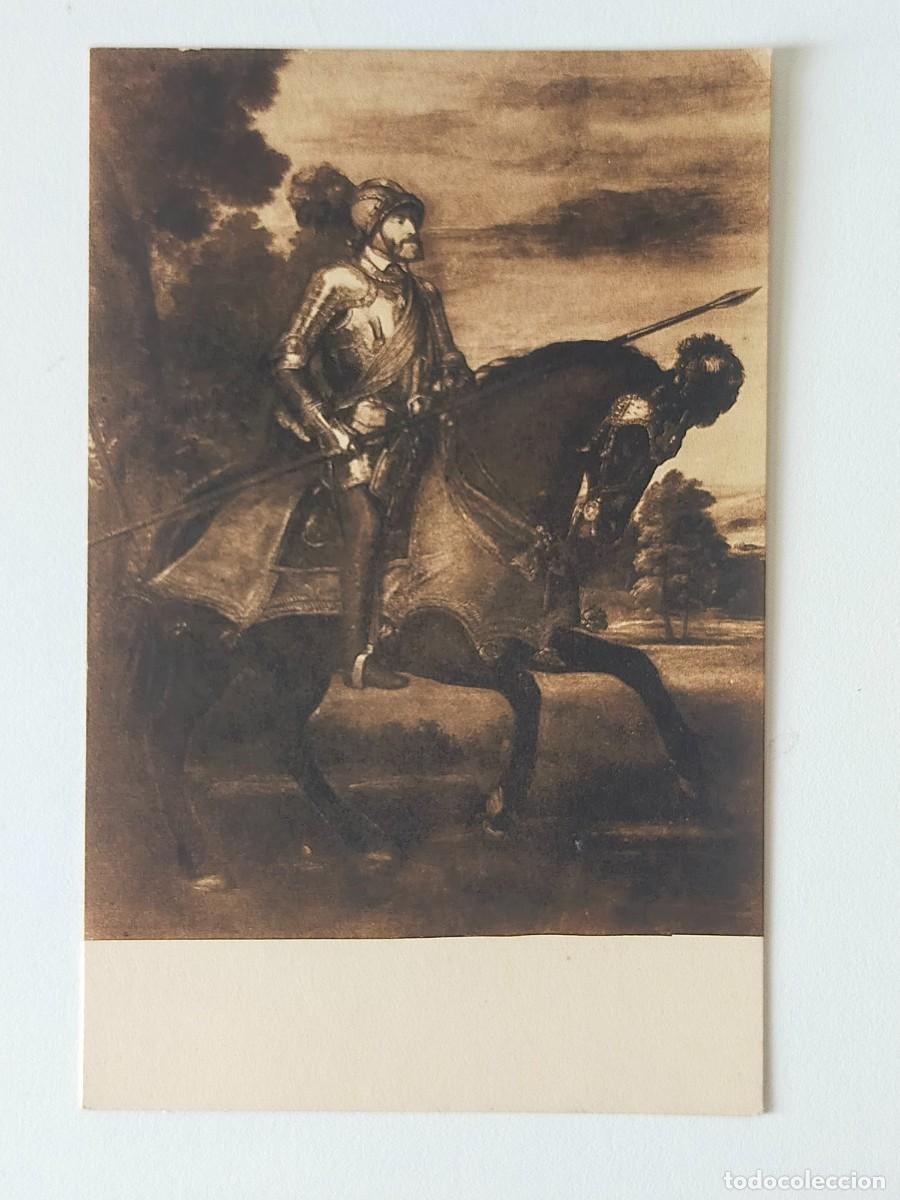 Postkarten: Postal CARLOS I (Biograf&iacute;a en reverso) _ Fototipia Hauser y Menet