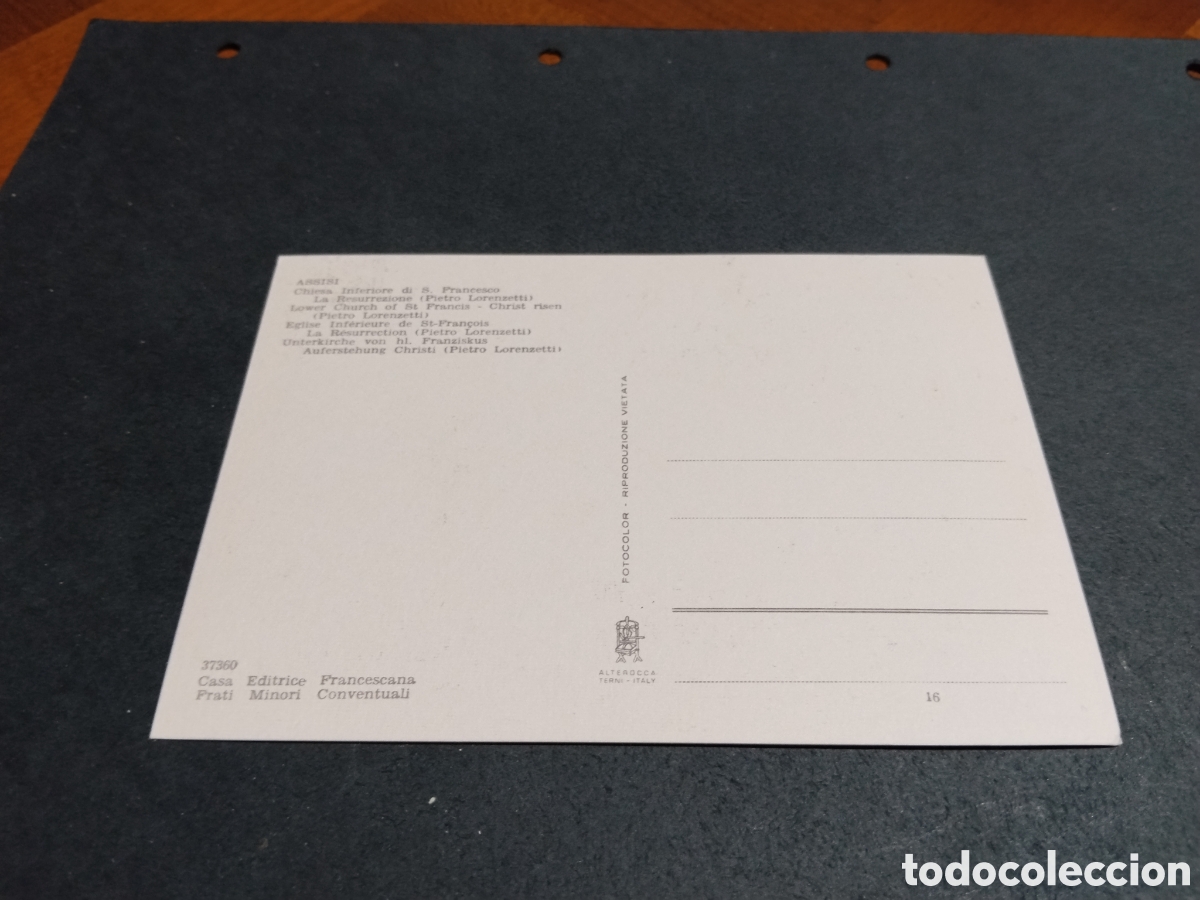 Postales: Postal Arte assisi ..... - Foto 2