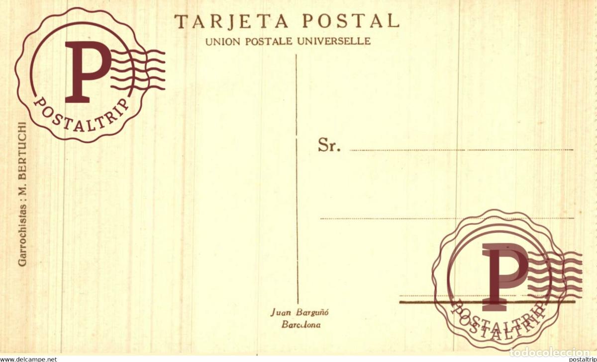 Postales: M. BERTUCHI. GARROCHISTAS. - Foto 2