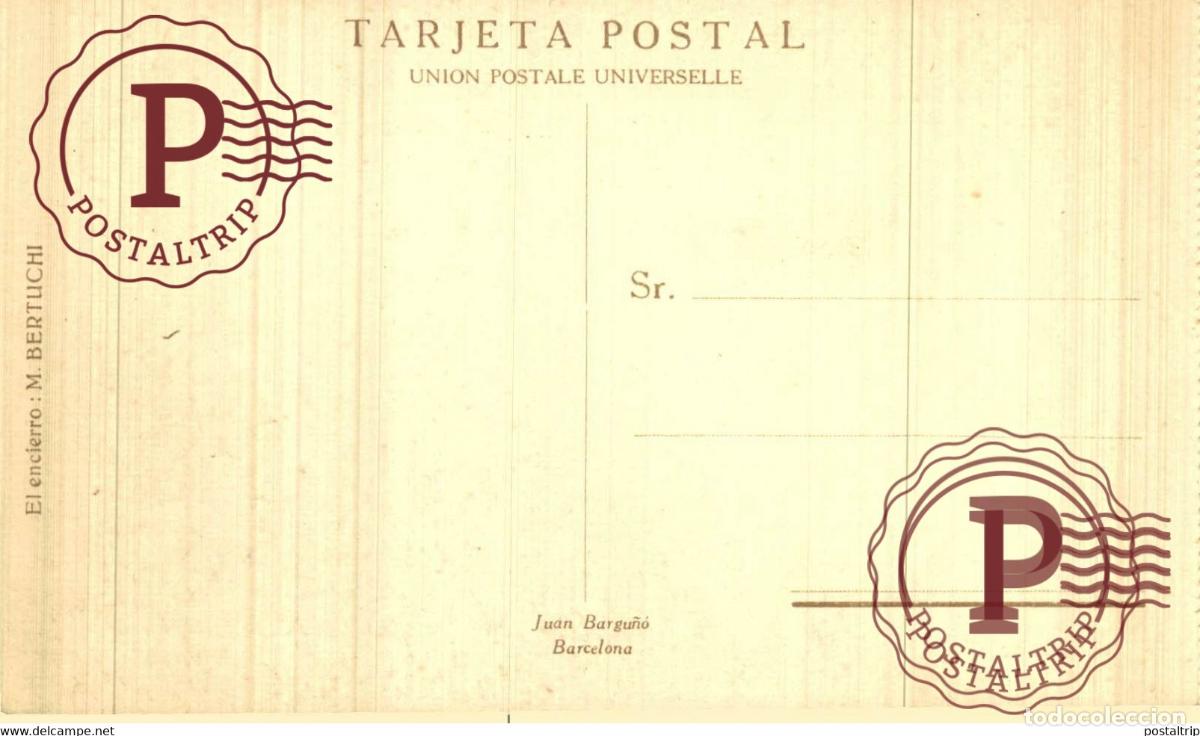 Postales: M. BERTUCHI. EL ENCIERRO. - Foto 2