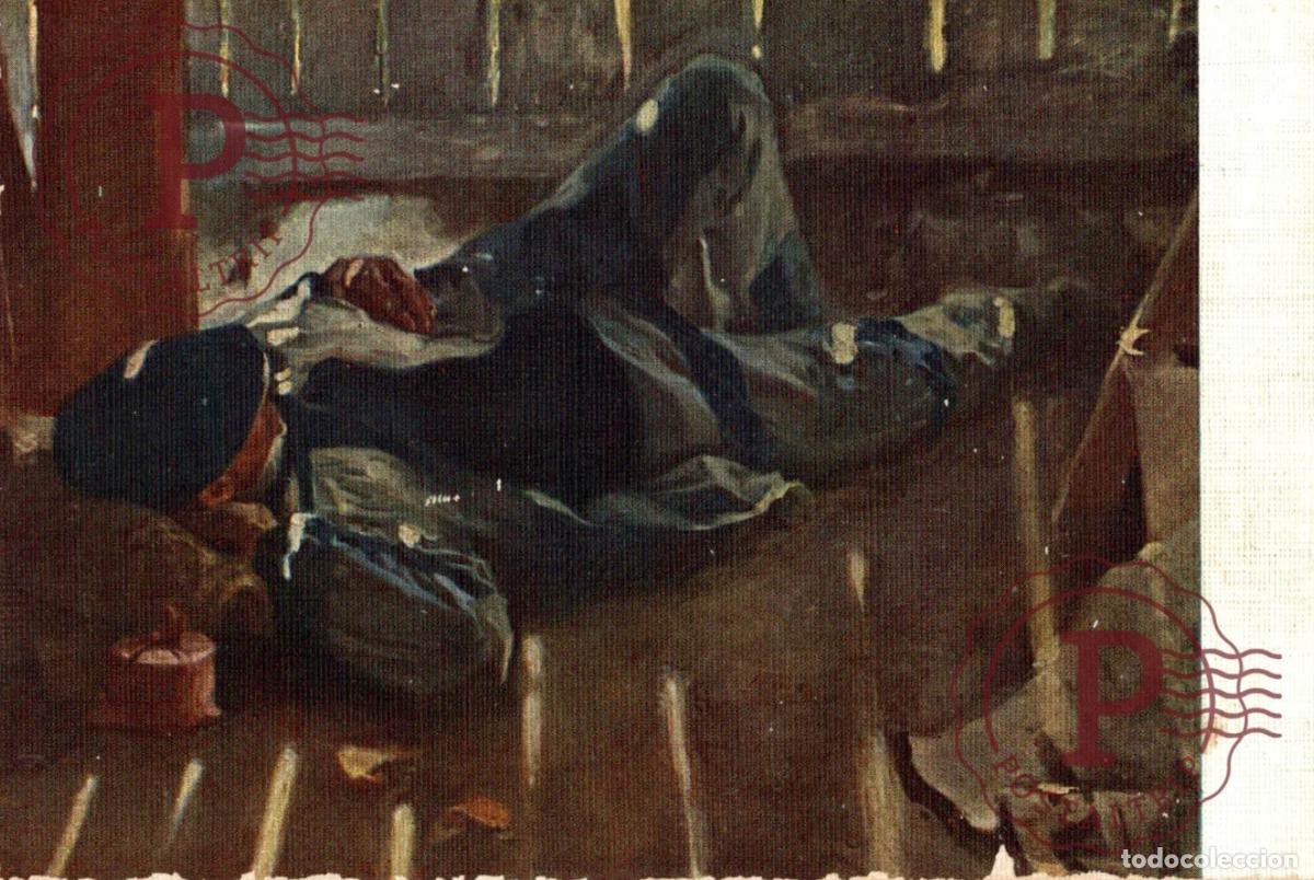 Postales: ESPA&Ntilde;A. LA SIESTA. J.M LOPEZ MEZQUITA. ARTE ART.