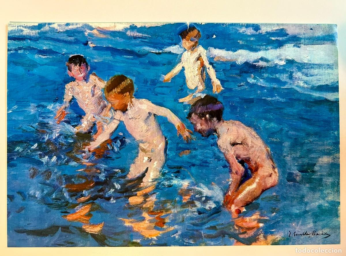 Postais: MARINA CON CUATRO NI&Ntilde;OS &ndash; SOROLLA &ndash; MUSEO SOROLLA &ndash; L&Aacute;MINA PUBLICITARIA AROBON NESTL&Eacute; 1968