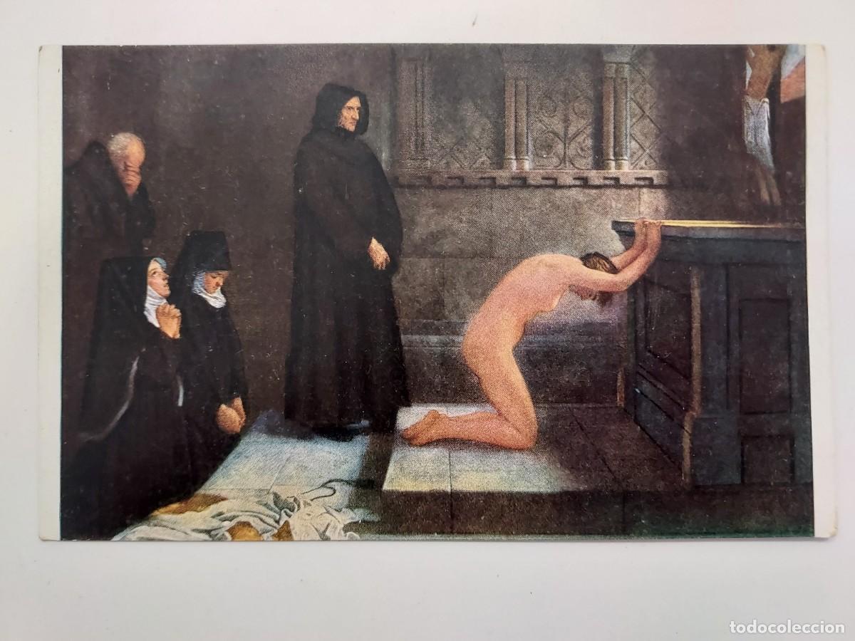 Postales: POSTAL ANTIGUA. PHILIP HERMOGENES CALDERON - RENUNCIATION. MKB. S/C. EROTICA DESNUDO. CA. 1915