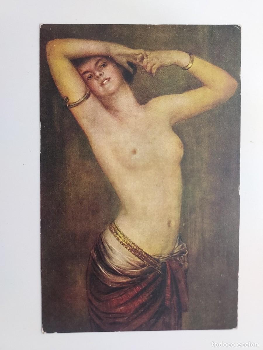 Postales: POSTAL ANTIGUA. GUSTAV RIEN&Auml;CKER - TRIUMPHANT LOVE. MKB. S/C. EROTICA DESNUDO. CA. 1915