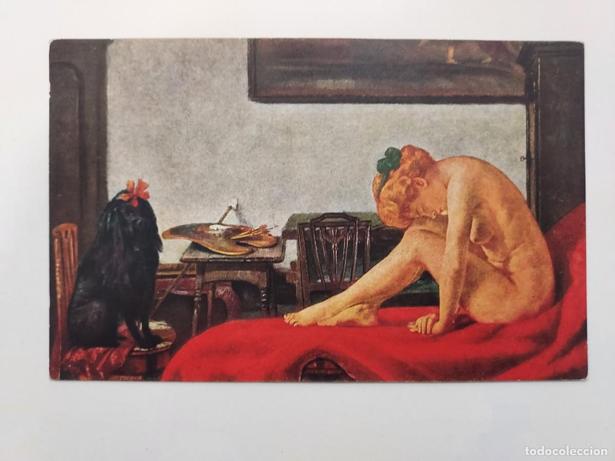 Cartes Postales: POSTAL ANTIGUA. CARL KRICHELDORF - Atelierpause (Pausa estudio). MKB. S/C. EROTICA DESNUDO. CA. 1915