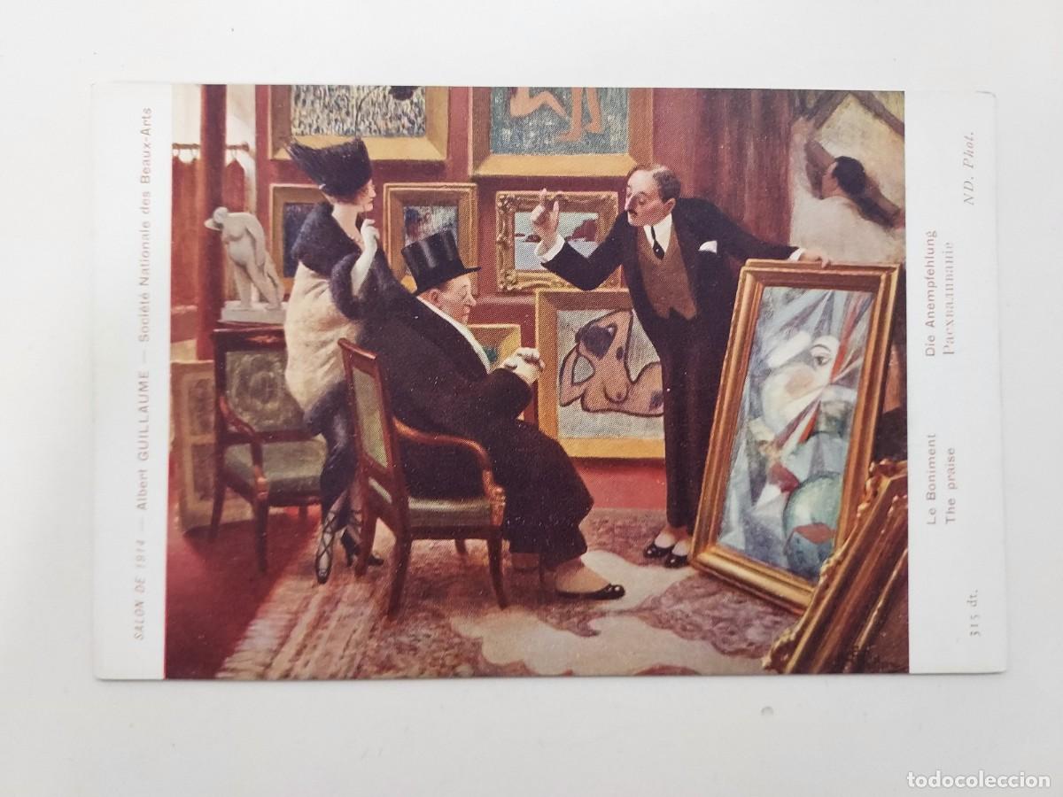 Postkarten: POSTAL ANTIGUA. ALBERT GUILLAUME - LE BONIMENT. NEURDEIN. SPA. S/C. SALONS DE PARIS. CA. 1914