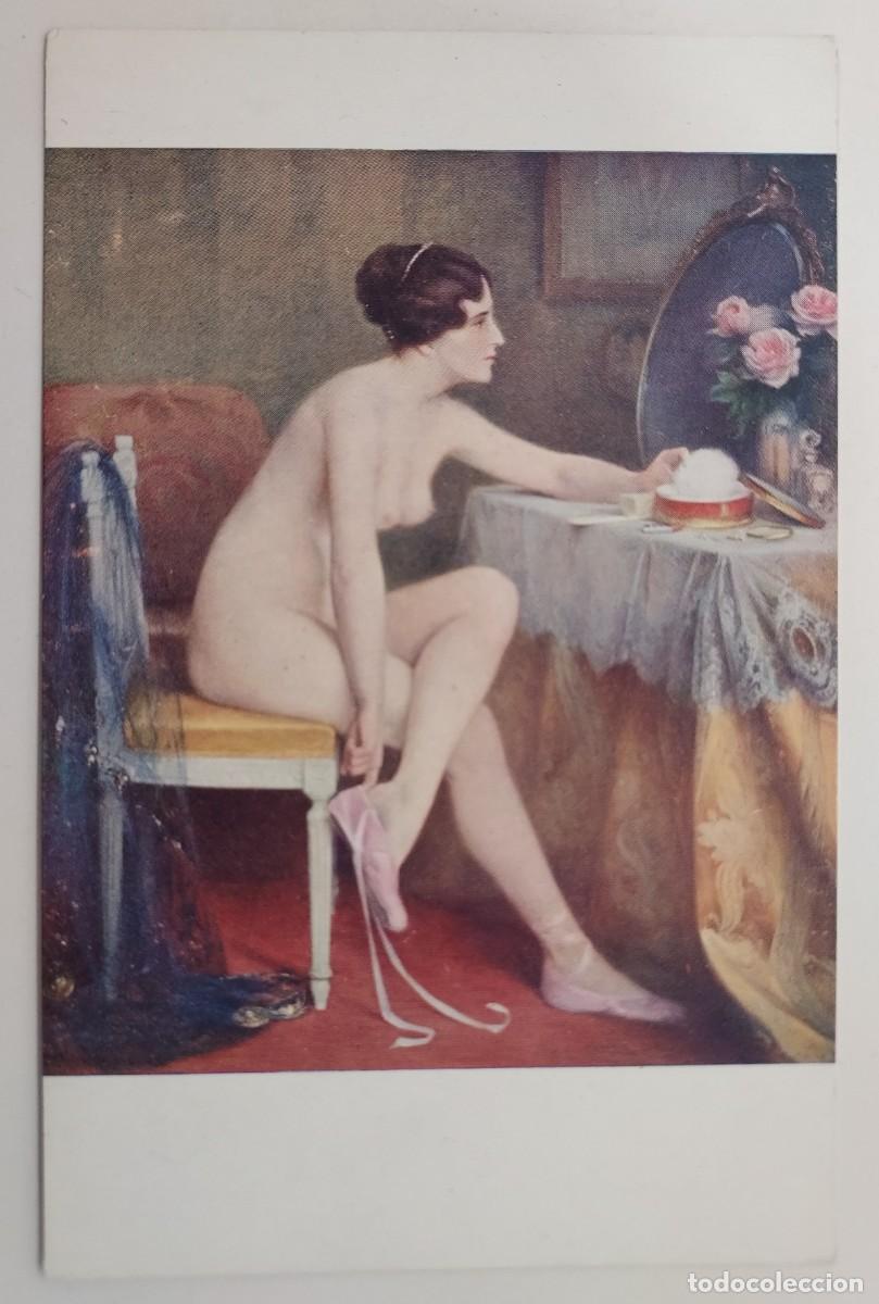 Postais: POSTAL ANTIGUA. EMILE TABARY - UNE ETOILE. NEURDEIN. SPA. S/C. SALONS DE PARIS. CA 1912. DESNUDO