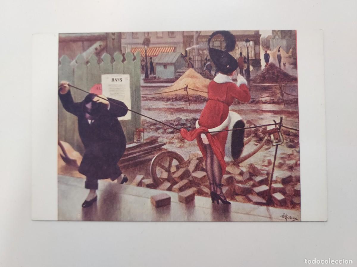 Postais: POSTAL ANTIGUA. ALBERT GUILLAUME - PAYSAGE PARISIEN. NEURDEIN. SPA. S/C. SALONS DE PARIS. CA 1914