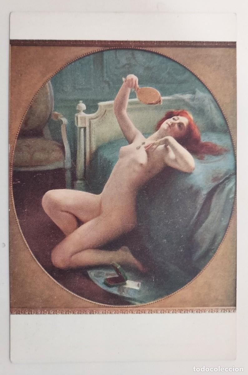 Postais: POSTAL ANTIGUA. EMILE TABARY - LE PENDENTIF. NEURDEIN. SPA. S/C. SALONS DE PARIS. CA 1912. DESNUDO