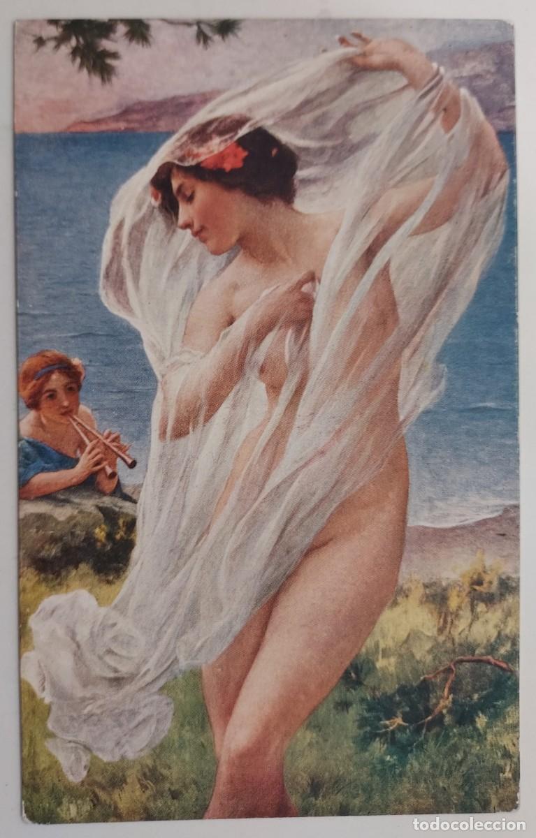Postais: POSTAL ANTIGUA. CHARLES LENOIR - DANSEUSE POMPEI. NEURDEIN. SPA. SALONS DE PARIS. CA 1913. DESNUDO