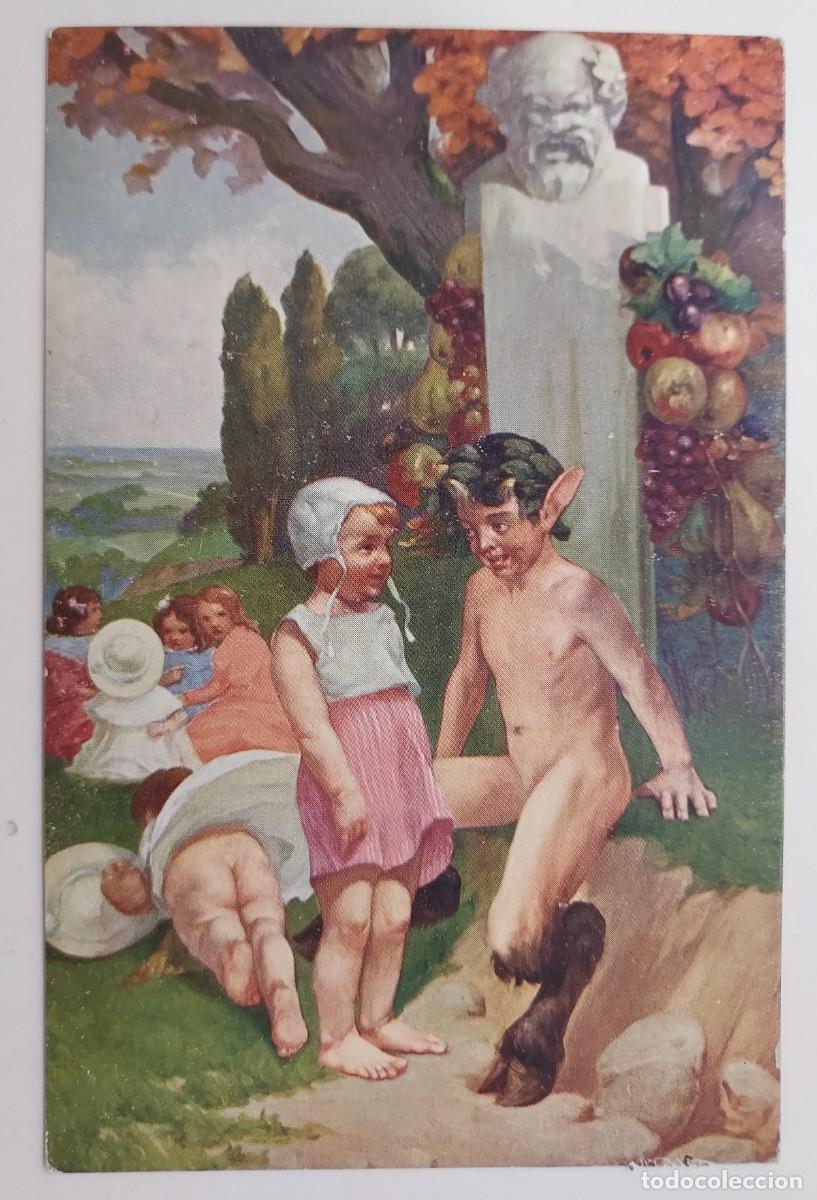 Postais: POSTAL ANTIGUA. ANDRE LUPIAC - UNE BONNE HISTOIRE. NEURDEIN. SPA. S/C. SALONS DE PARIS. CA 1912