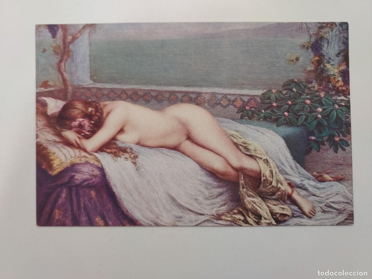 Postais: POSTAL ANTIGUA. LOUIS RIDEL - L'ABANDONNEE. NEURDEIN. SPA. S/C. SALONS DE PARIS. CA 1912. DESNUDO
