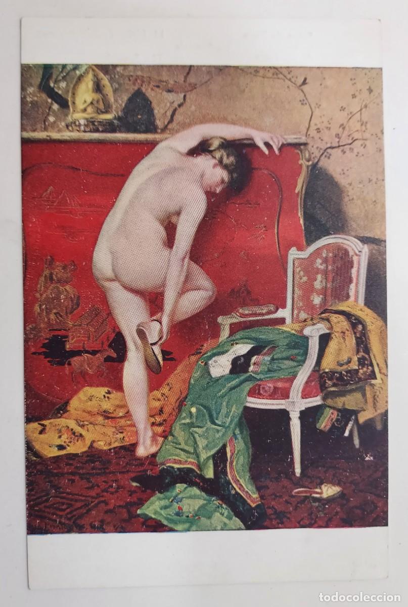 Postais: POSTAL ANTIGUA. MONTASSIER - LA SANDALE. NOYER. SPA. S/C. SALON DE PARIS. CA 1913. DESNUDO