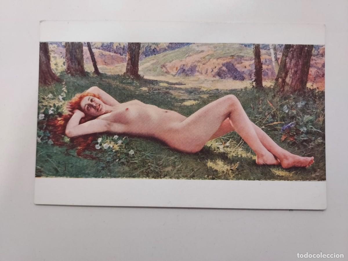 Cartes Postales: POSTAL ANTIGUA. CHANTRON - LE LISERON. NEURDEIN. S/C. SALONS DE PARIS. CA 1914. DESNUDO