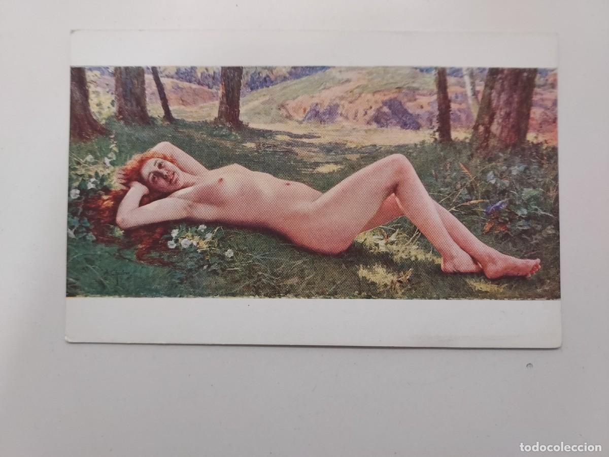 Cartes Postales: POSTAL ANTIGUA. CHANTRON - LE LISERON. NEURDEIN. S/C. SALONS DE PARIS. CA 1914. DESNUDO