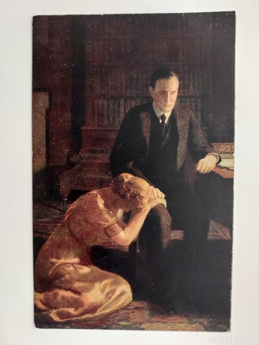 Cartes Postales: POSTAL ANTIGUA. JOHN COLLIER - A FALLEN IDOL (UN IDOLO CAIDO). PULMAN. S/C. LONDON. CA 1913