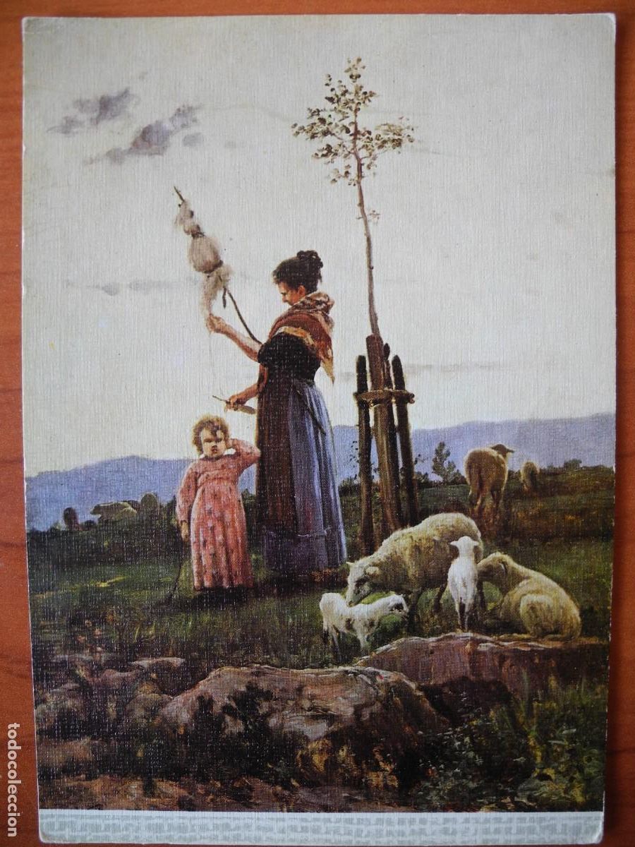 Cartes Postales: Contraluz. Joaqu&iacute;n Vayreda. Museo de Arte Moderno. Ed. Escudo de Oro 5. Nueva