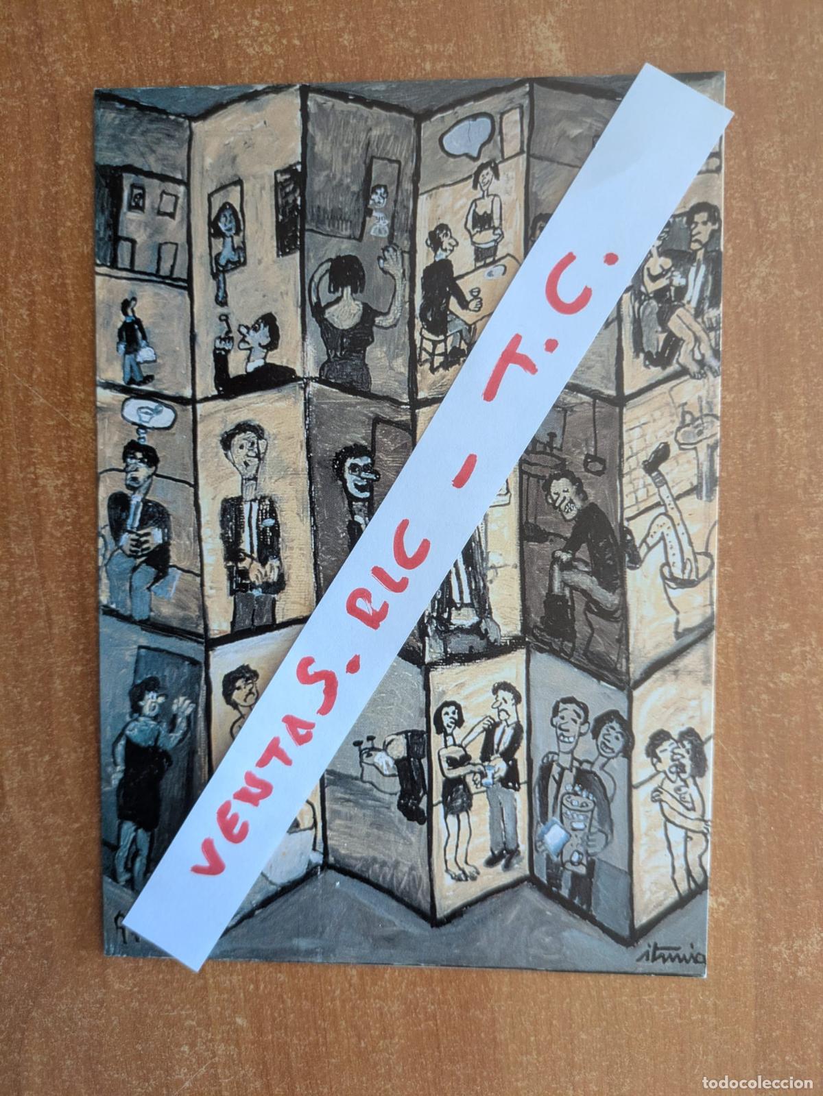 Postcards: Postal La soledad del juego. Ignacio Iturria. Cosa de dos. A&ntilde;o 1997.