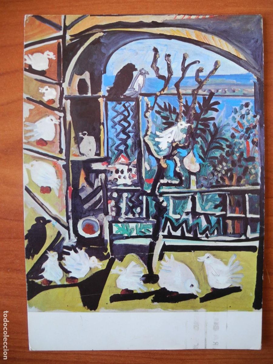 Postcards: Museo Picaso. Los pichones. Circulada 1972