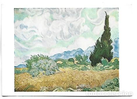 Postcards: &rdquo; LANDSCAPE WITH CYPRESS TREES &rdquo;.- (VINCENT VAN GOOGH).- TATE GALLERY