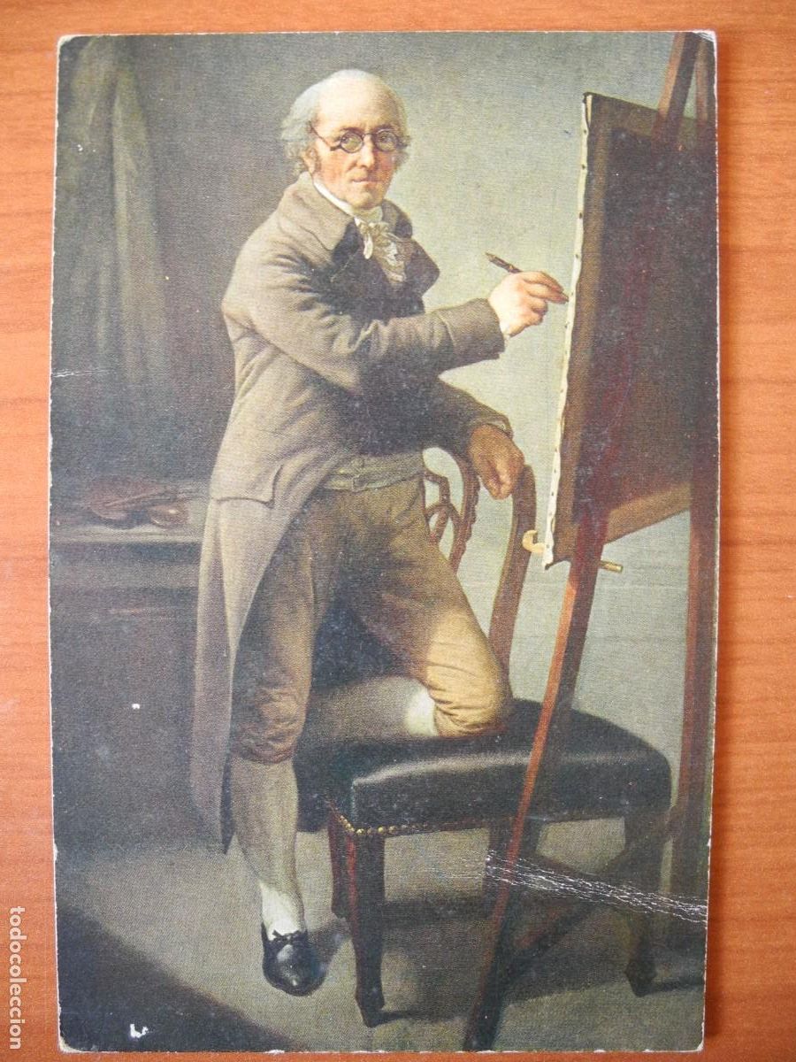 Postales: Autoretrato de A. Graff. Museo de Leipzig. Nueva - Foto 1