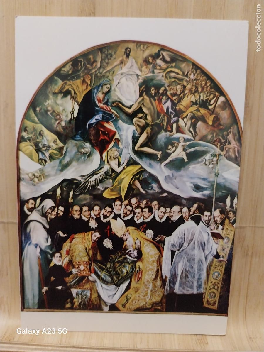 Postcards: SANTO TOME TOLEDO ENTIERRO CONDE DE ORGAZ ED L ARRIBAS 26 SC ORIGINAL