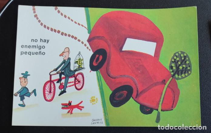 Postales: NO HAY ENEMIGO PEQUE&Ntilde;O, CHUMY CHUMEZ, POSTAL ANTIGUA SIN CIRCULAR 1963