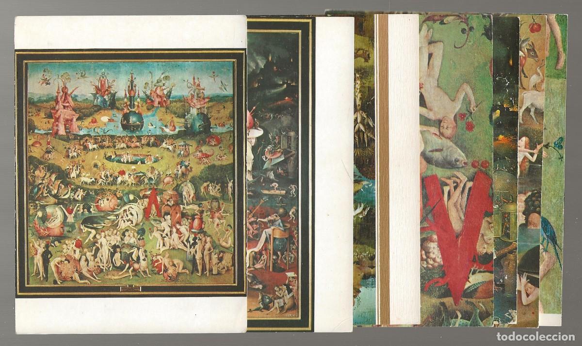 Postales: 7 POSTALES - EL JARDIN DE LAS DELICIAS (FRAGMENTOS) EL BOSCO - MUSEO DEL PRADO - MADRID - S/CIRCULAR