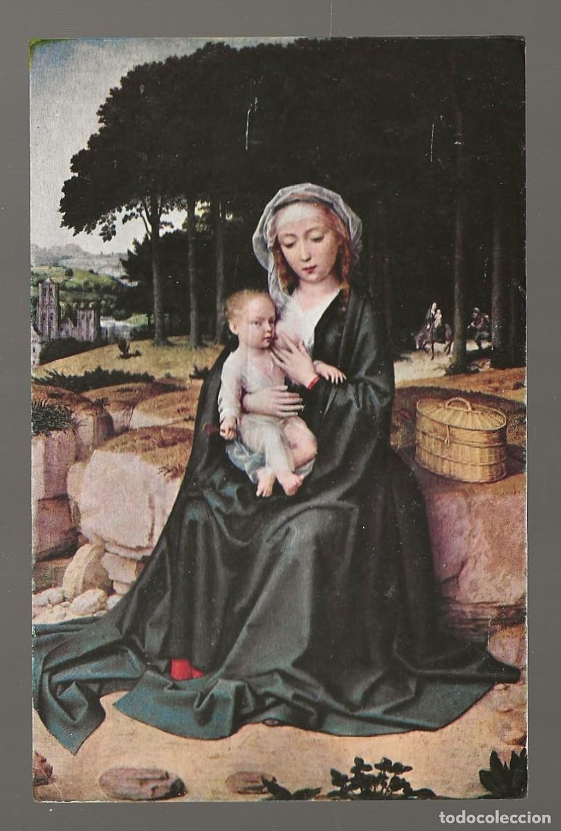 Postales: POSTAL - DESCANSO DE LA HUIDA A EGIPTO - GERARD DAVID - MUSEO DEL PRADO - MADRID - S/CIRCULAR