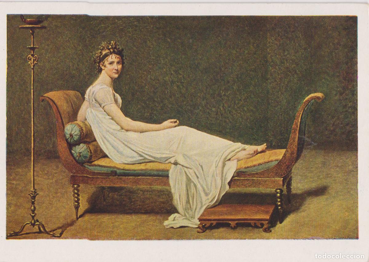 Postales: POSTAL DE LA OBRA DE JACQUES-LOUIS DAVID, RETRATO DE Mme.R&Eacute;CAMIER - EDITIONS NOMIS 847 - S/C
