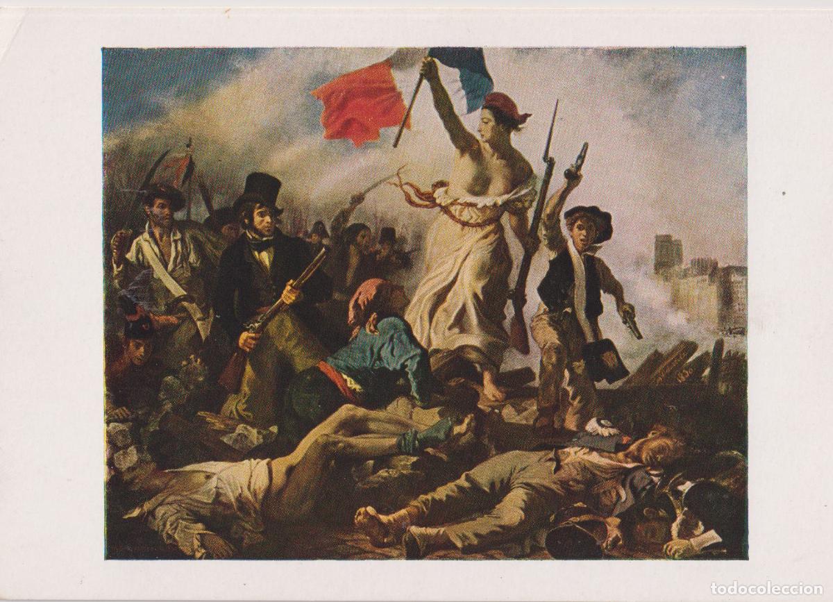 Postales: POSTAL DE LA OBRA DE EUGENE DELACROIX, LA BARRICADA - EDITIONS NOMIS 5441 - S/C